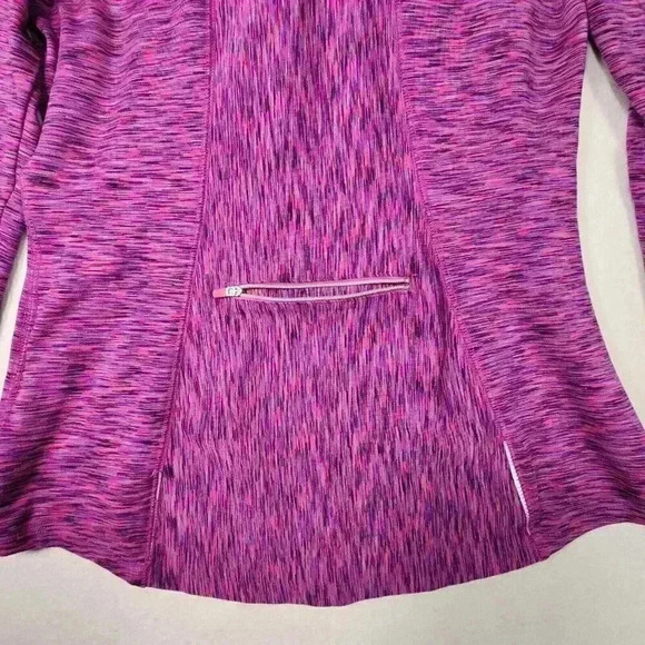 Athleta Women's Pullover Half-zip Small Pink Purple Poly Spandex LS Run Crossfit - Picture 12 of 16